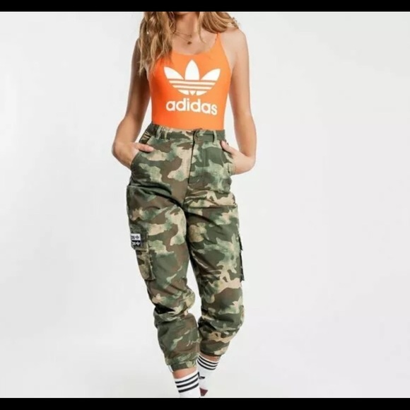 camouflage track pants womens